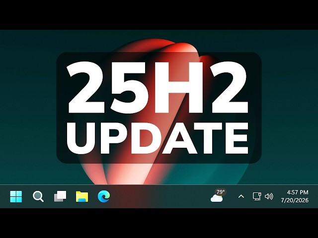 New Emergency Windows 11 25H2 July Update - System Performance Fixed (KB5121767)