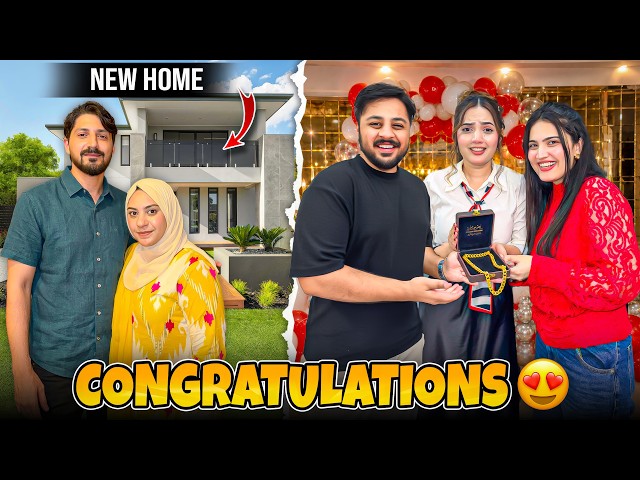 NAND K NEW GHAR KA HOME TOUR 🏠😍 | Fatima K 4Million Ka Special Gift ♥️ | Emotional Reaction 🥺