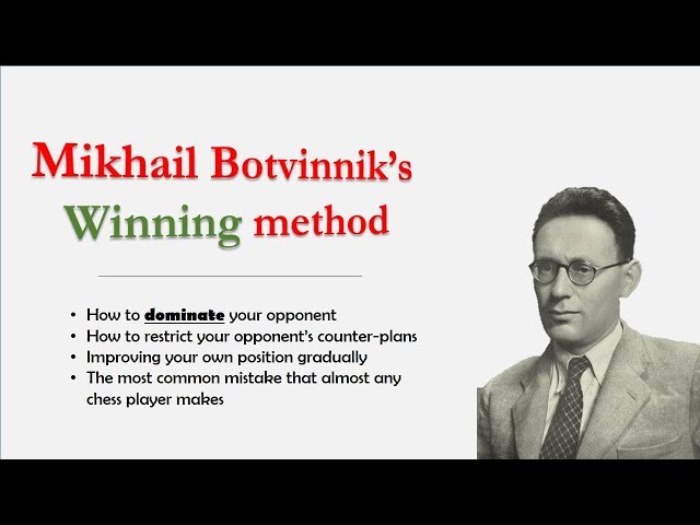 Mikhail Botvinnik's winning method
