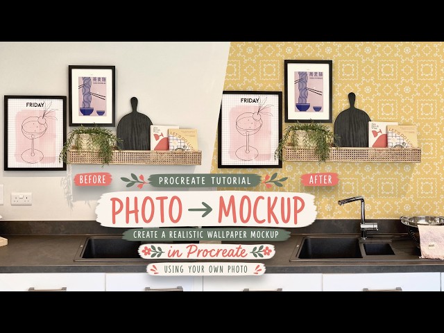How to Create a Wallpaper Mockup in Procreate | Using Your Own Photo