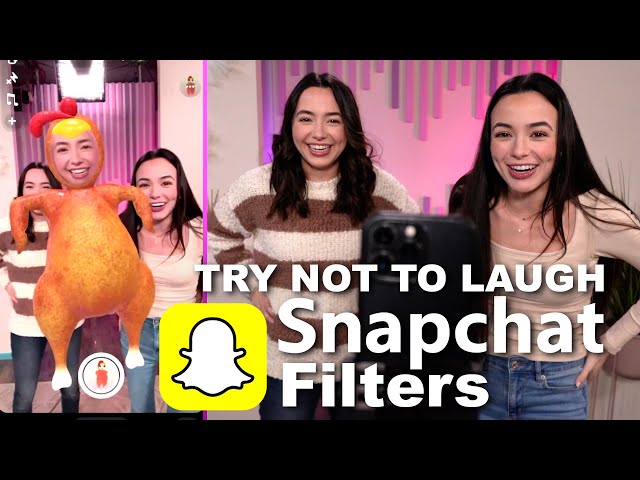 Try Not to Laugh Snapchat Filters - Merrell Twins