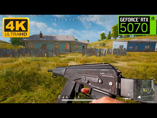 PUBG PC : i9 14900K RTX 5070 128 GB DDR6 4K MAXIMUM SETTING