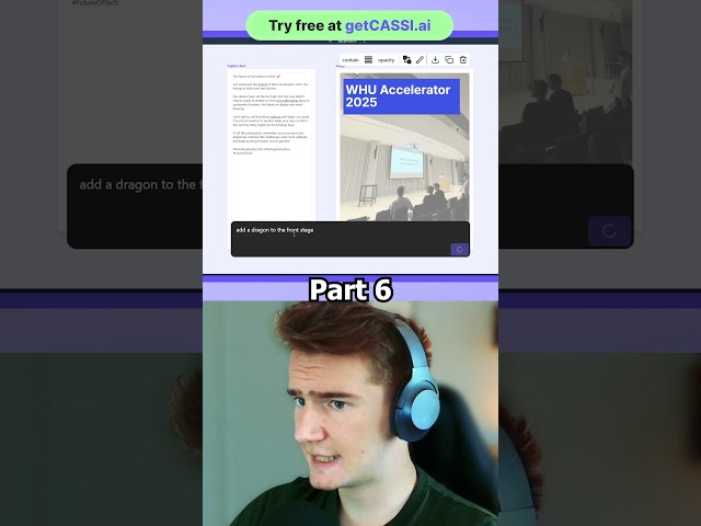 Founders ditch Photoshop - watch a phone snap go LinkedIn-ready in seconds. Part 6 ! #cassi