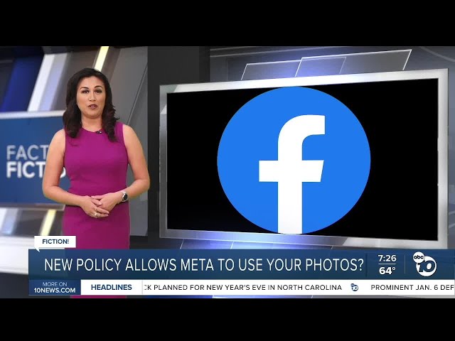 New Facebook policy allows Meta to do what it wants with your photos?