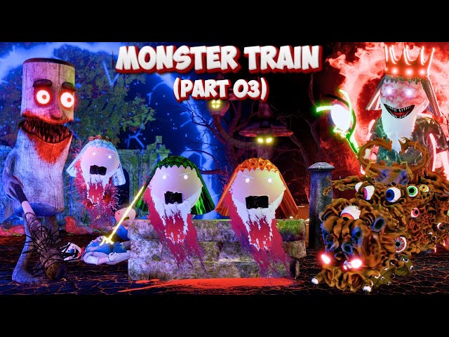 GULLI BULLI VS MONSTER TRAIN (PART 03) ! HORROR STORY! MAKE JOKE IN HORROR !