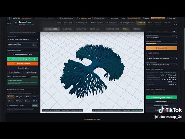 Convert 2D DXF to 3D STL Instantly | 3D Printing & CNC Ready