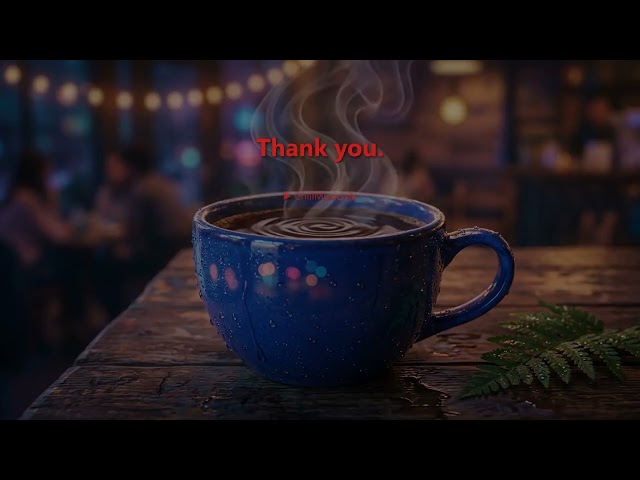 ☕ Cozycore Lofi Jazz Hop | Blue Cup ~ Evening Wind-Down