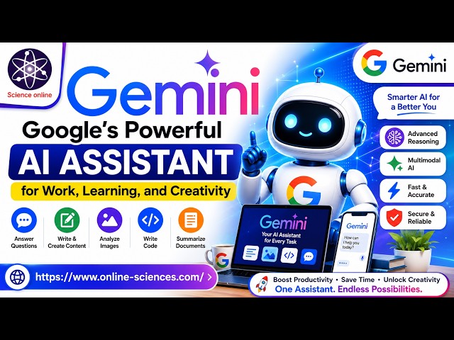 Gemini: Google's Powerful AI Assistant for Work, Learning, and Creativity 🚀
