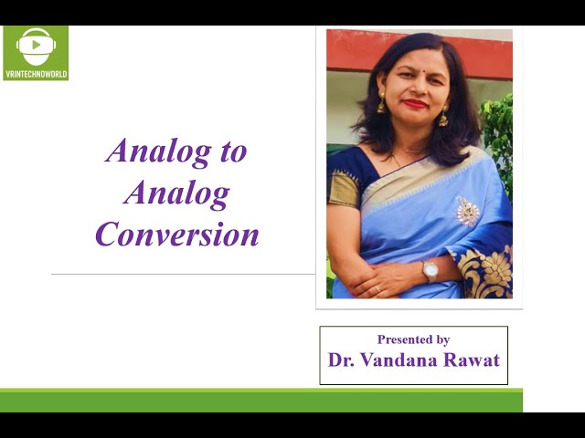Analog to Analog Conversion | Data Communication & Computer Networks