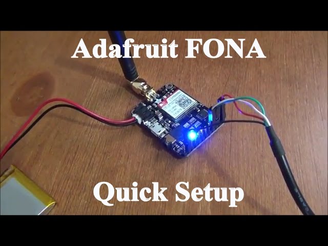 FONA Setup 1: Raspberry Pi IoT: Adafruit FONA Initial Configuration
