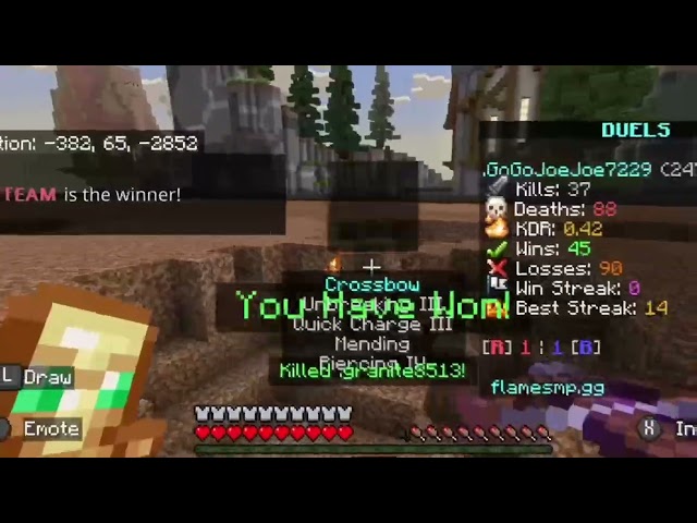 When a Nintendo switch player try's java cart PVP.