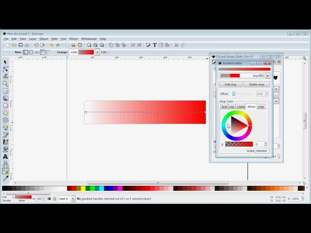Introduction to Linear Gradients in Inkscape