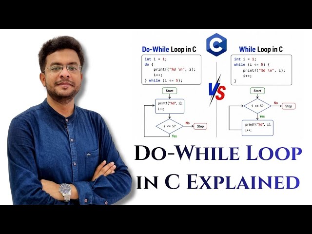 Do-While Loop in C Explained with Code | Do-While vs While Loop | C 8
