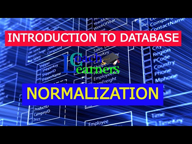 Introduction To Database Normalization