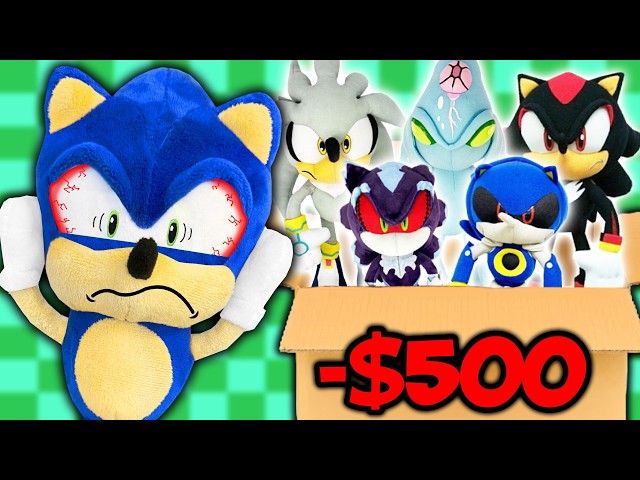 HUGE $500 GE SONIC PLUSH UNBOXING!