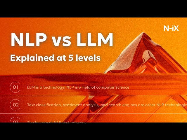 LLM vs NLP explained at 5 levels