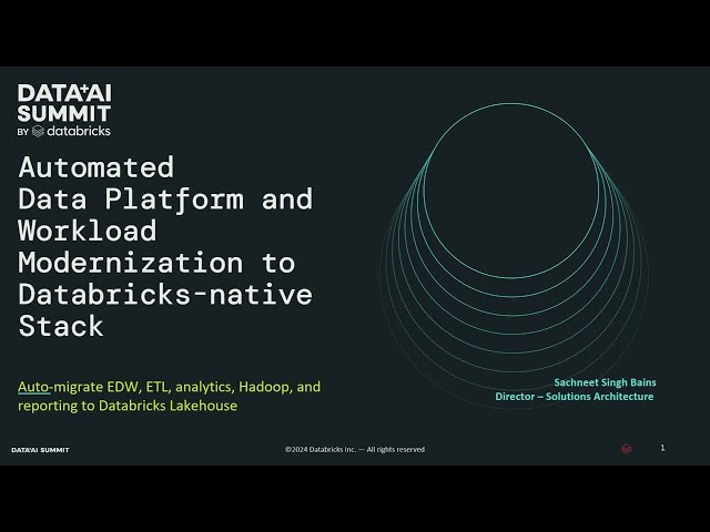 Sponsored by: Impetus | Fully Automated Data Estate Modernization to Databricks with LeapLogic