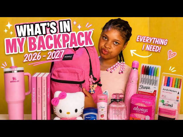 What’s in my back pack 🎀🎀🇯🇲/what’s in my emergency kit 🎀🎀🇯🇲 as a Jamaican highschooler🇯🇲🎀🎀