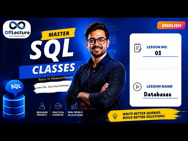 What is a Database? SQL Tables, Rows & Columns | Lesson 3