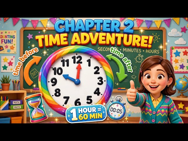 Telling Time for Kids ⏰ | Time Questions & Math Practice | Grade 3 | Chapter 2
