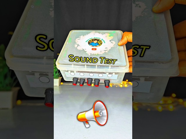 Homemade Amplifier Sound Test 😍 #shorts #homemade #amplifier #soundtest #soundcheck #tpa3116 #diy