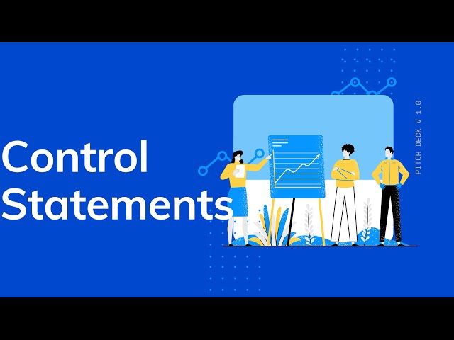 #4.2 Control Statements in Python