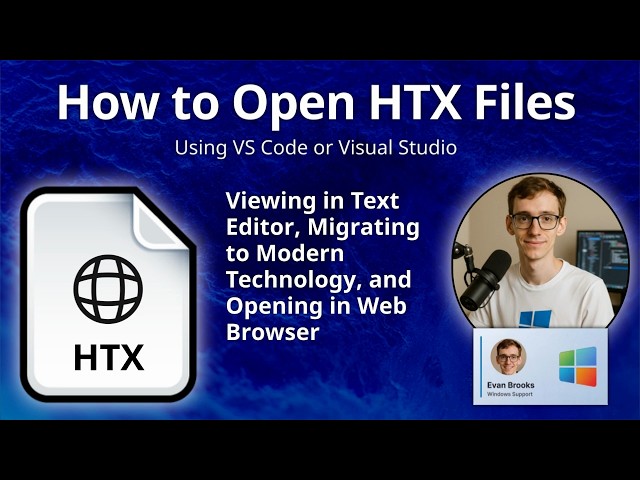 How to Open HTX Files (IIS HTML Extension)