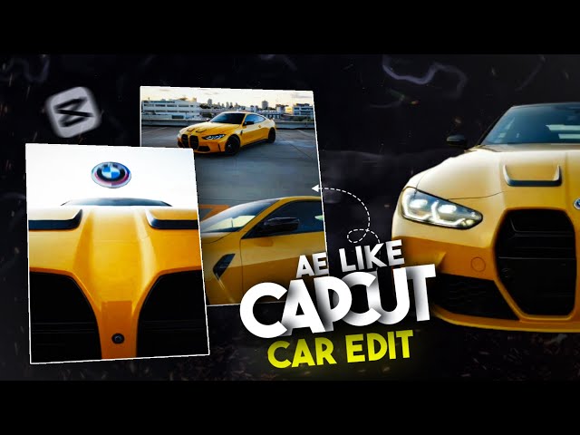CapCut AE like CAR Edit Tutorial | CAPCUT Tutorial ✨