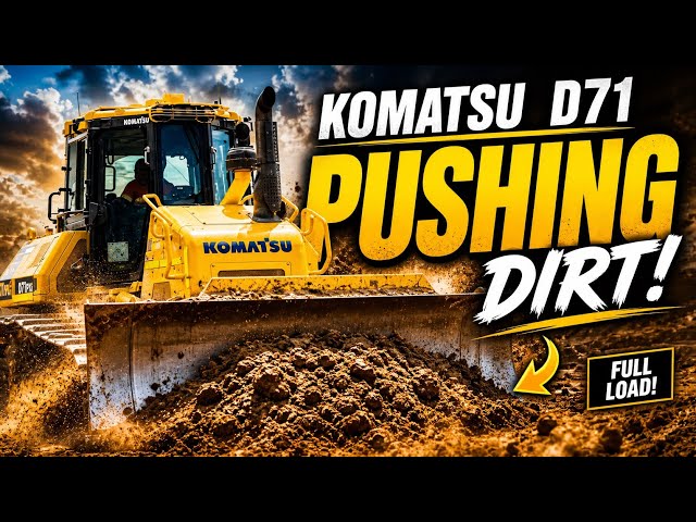 Komatsu D71 BULLDOZER – A CAT D6 Challenger?