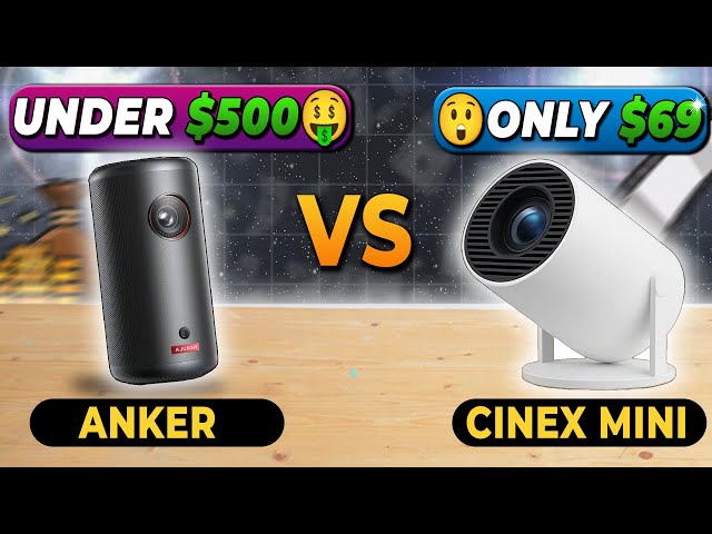 Anker Nebula Capsule vs $69 CineX Projector — $500 Mini Projector vs Pocket Beast!