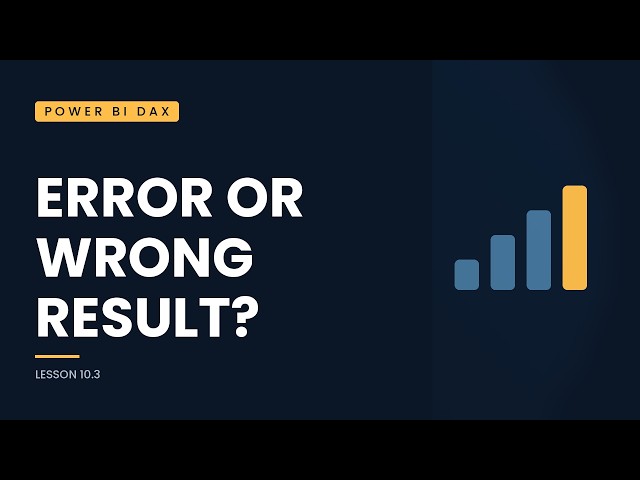 Debug DAX: Separate Syntax Errors from Wrong Results