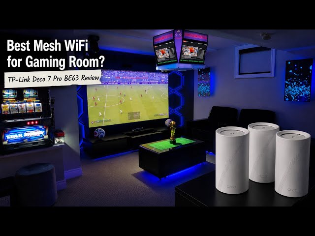 Best Mesh WiFi for Gaming Room? TP-Link Deco 7 Pro BE63 Review
