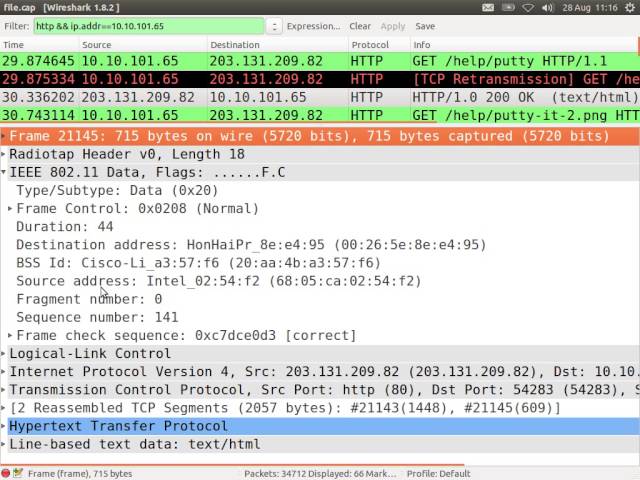 ITS323, Assignment 1, IT,  28 Aug 2013 - Wireless LAN Capture and Audio Conversion