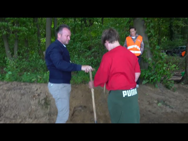 Reconstructie loopgraaf Donderberg Beesel januari 2026