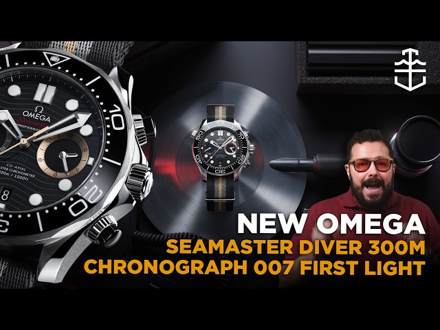 New Omega Seamaster Diver 300M Chronograph 007 First Light: James Bond's first Seamaster 300M chrono