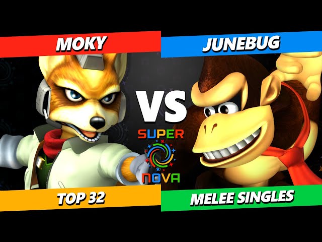 Supernova 2025 - moky (Fox) Vs. Junebug (Donkey Kong) Smash Melee Tournament