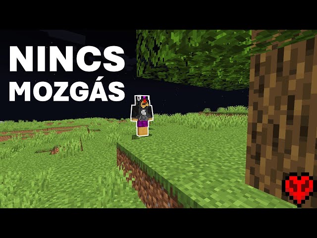 Minecraft MOZGÁS NÉLKÜL!