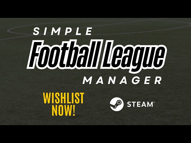 Simple Football League Manager | Gameplay video | Devlog 1