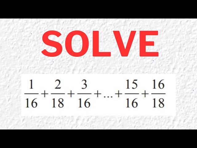 Can You Solve This Alternating Fraction Series? | Step-by-Step Math Tutorial