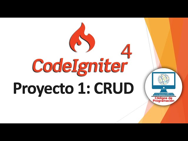 CRUD en CodeIgniter 4: Crear, leer, actualizar, eliminar