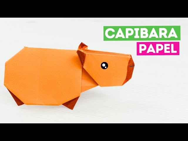 How to Make a Paper Capybara – Origami Animal