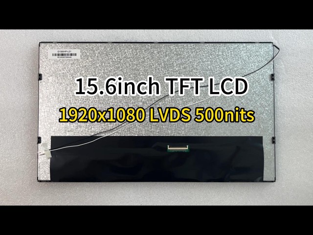 15.6" FHD IPS Wide‑Temperature LCD Module |‑30℃~80℃, LVDS 50Pin for Industrial Terminals