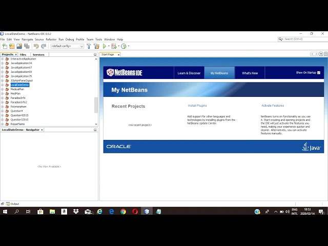 Creating a Java Application that Produces GUI Output - Netbeans