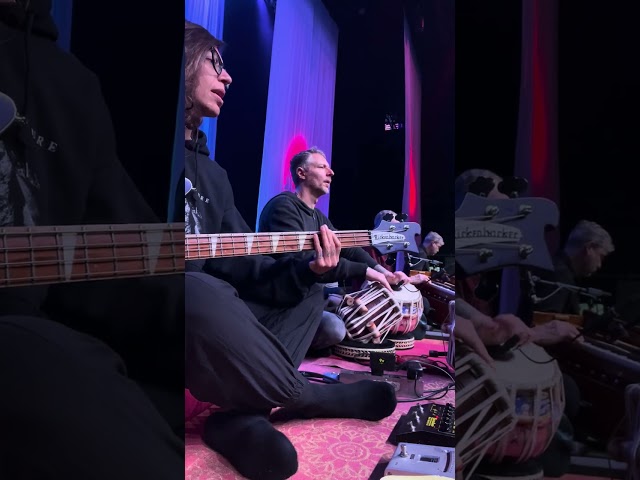 "Saraswati" during soundcheck with Krishna Das. VIBRA São Paulo, Brazil, July 2025.