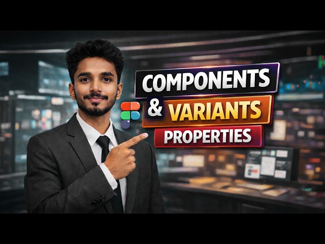Figma Components & Variants Properties Tutorial in Tamil | UI/UX Design Tips 🔥 | MRSK Design Studio