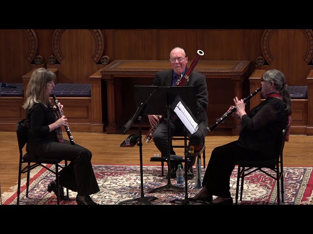 Trois Bois plays Mechem Trio, Op. 8 (1952)