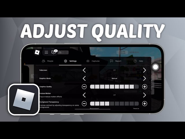 How to Change Graphics Quality on Roblox Mobile
