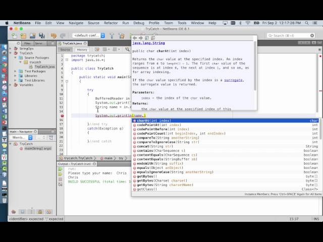Tutorial:  Java Try Catch Block