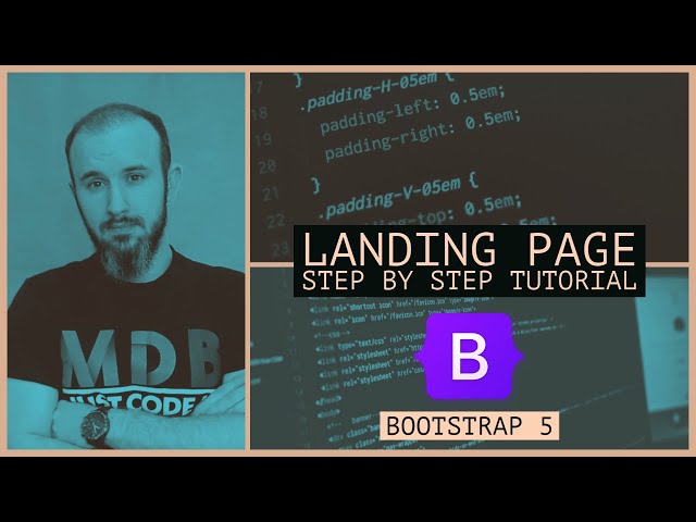 Build A Landing Page using Bootstrap 5 | Full Step by Step Tutorial
