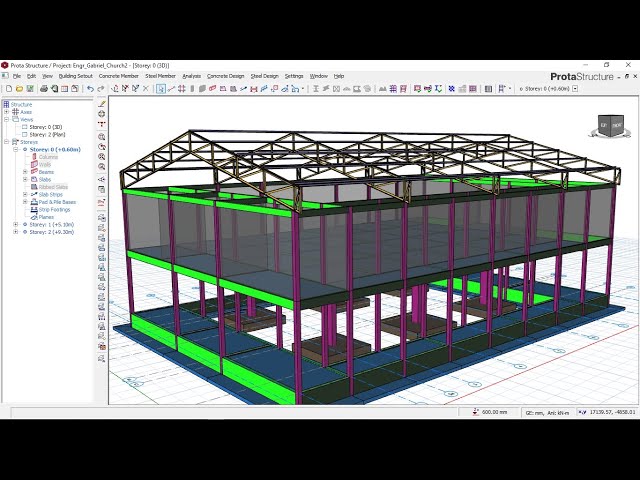 STEEL ROOF DESIGN FOR CHURCH BUILDING - Part 1 in Protastructure